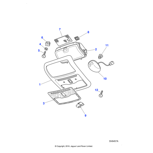 BBC9868 - Jaguar Cam plate