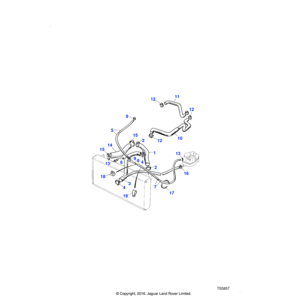 13H9727 - Land Rover Tie-cable
