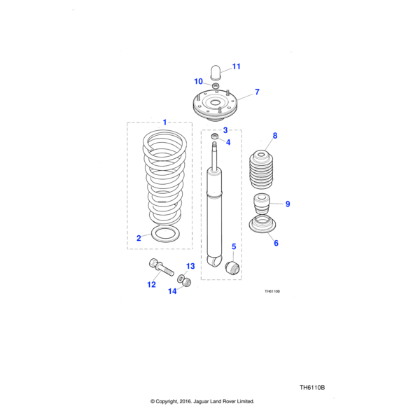 WA112081 - Jaguar Land Rover Washer