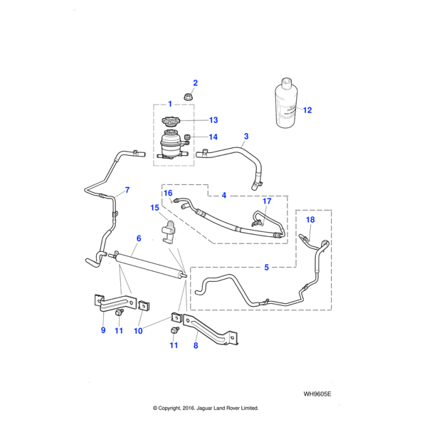 XR848055 - Jaguar Bolt And Washer
