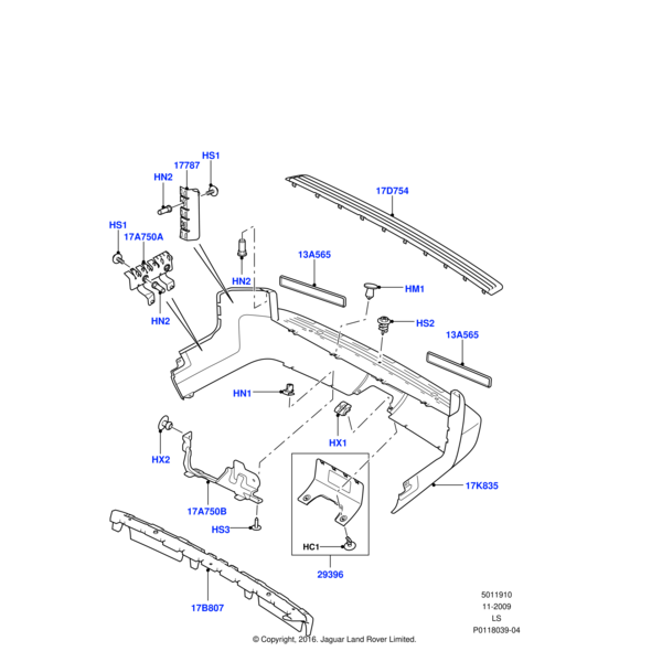 RYG500840 - Land Rover Screw