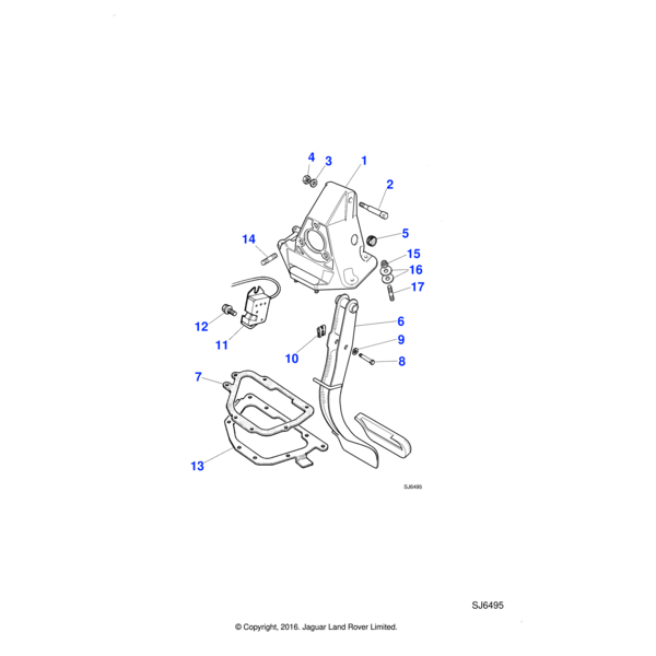 C22603 - Jaguar Rubber grommet
