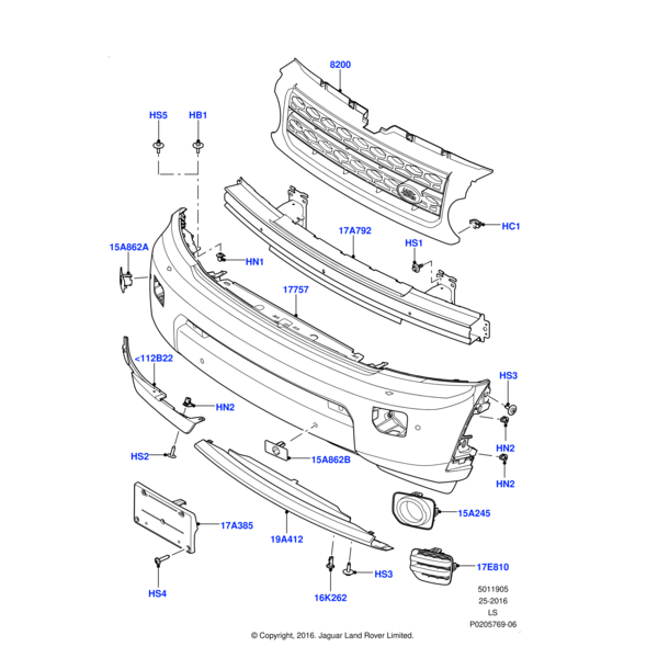 UYP500050 - Land Rover Screw And Washer