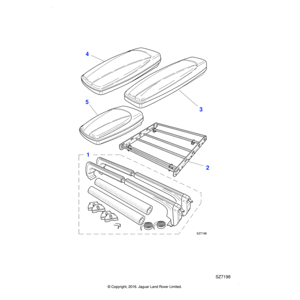 C2S1028 - Jaguar Ski holder