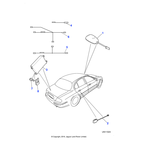 C2C34515 - Jaguar Portable support electronic unit