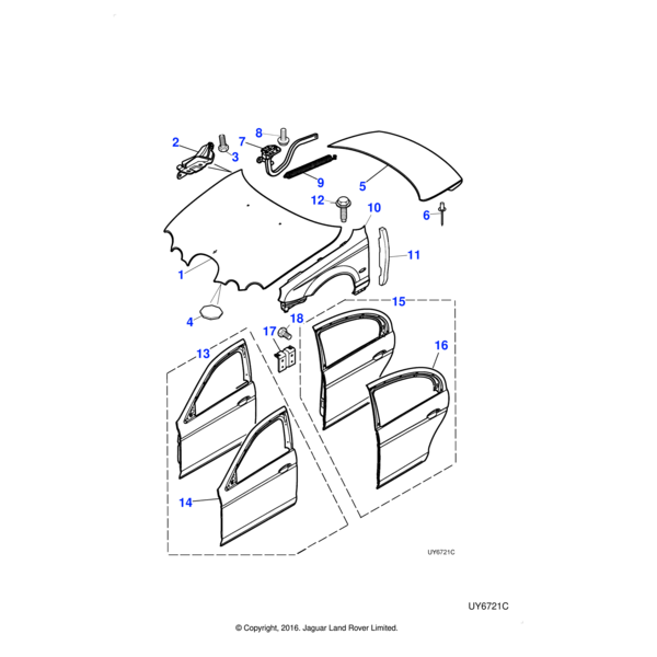 C2P4787 - Jaguar Screw/washer