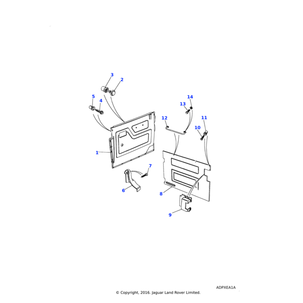 AB608084 - Land Rover Screw
