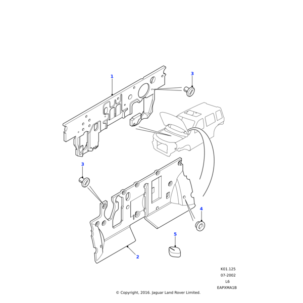 ANR1851 - Land Rover Clip-trim retention