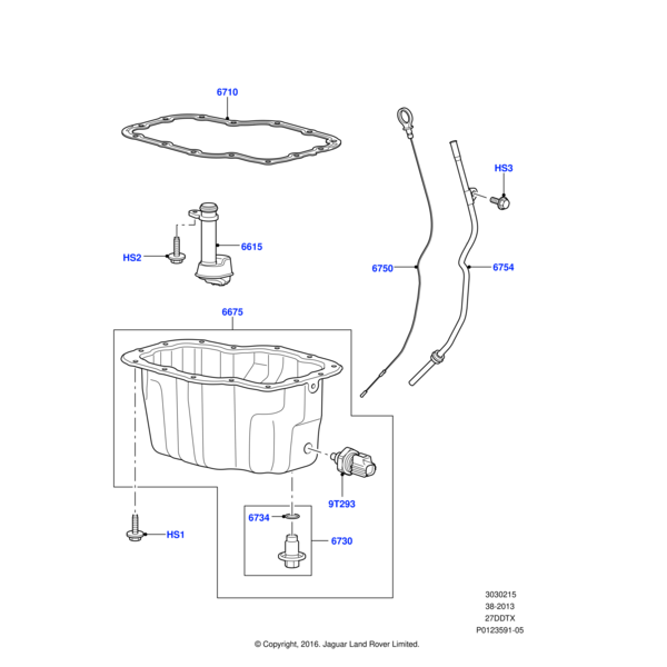 1005593 - Land Rover Gasket - Drain Plug - Oil
