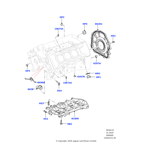 4640315 - Land Rover Seal