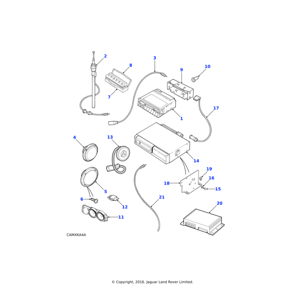AMR4831L - Land Rover Link-compact disc automatic changer