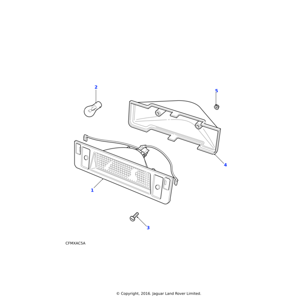 53K2826L - Land Rover Nut-serrated