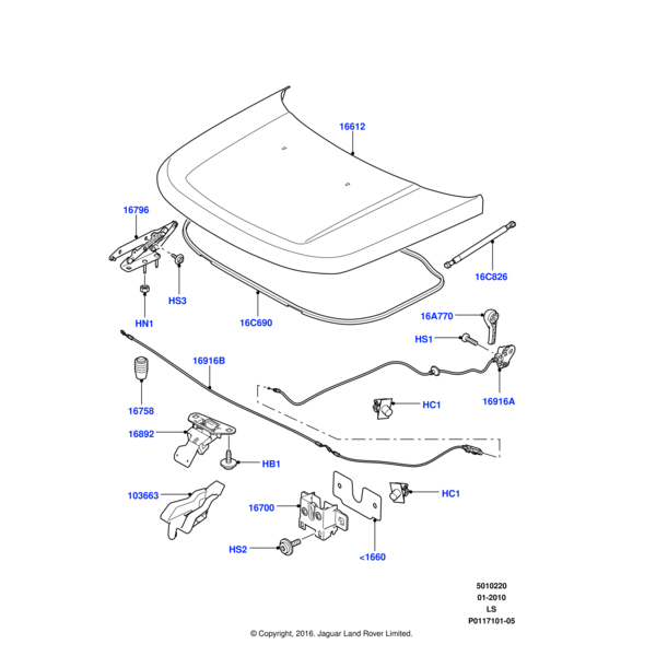 DEP1198 - Land Rover Bolt
