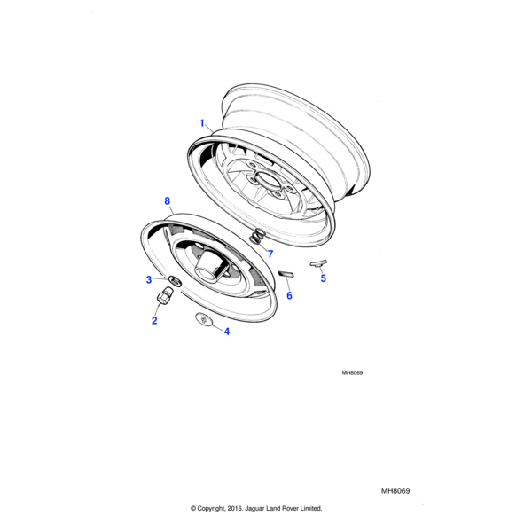 13H8329J - Jaguar Balance weight