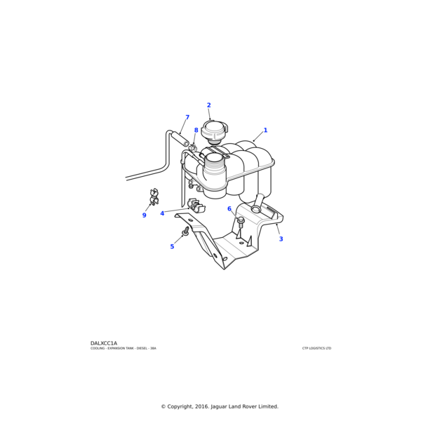 ADU8170L - Land Rover Clip-Pipe