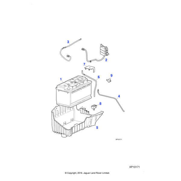 C2C1856 - Jaguar Battery vent tube