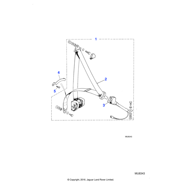 BAC4112 - Jaguar Guide rail