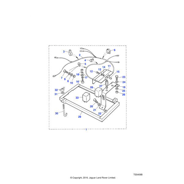 2876 - Land Rover Washer-Plain