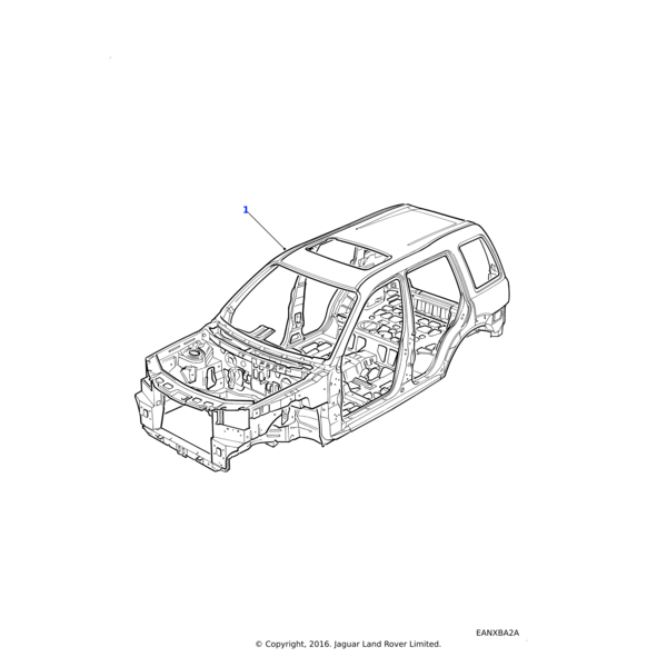 AAB490100 - Land Rover Body Shell