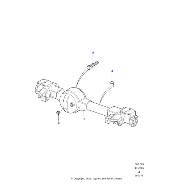 608246 - Land Rover Plug-drain/filler level