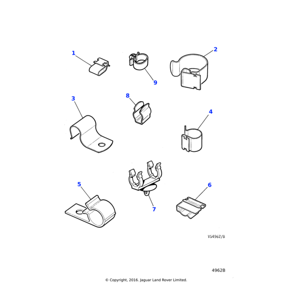 615837J - Jaguar Edge clip