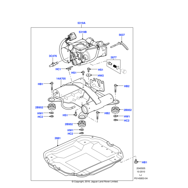 FS106167L - Land Rover Screw-flanged head