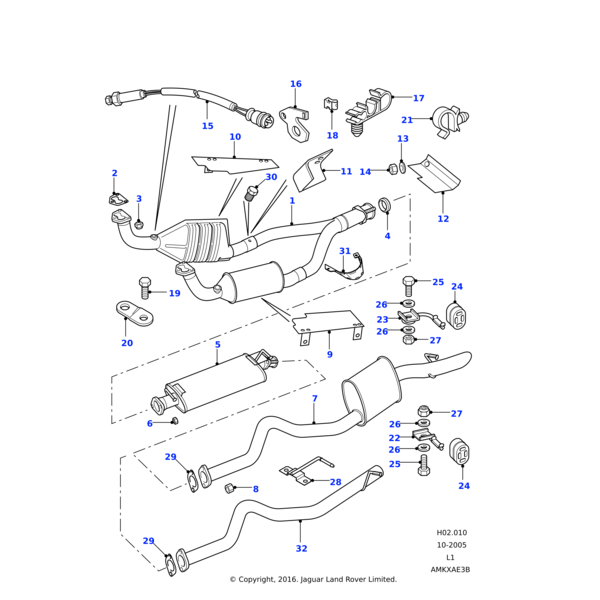 ANR3227 - Land Rover Heatshield-bracket