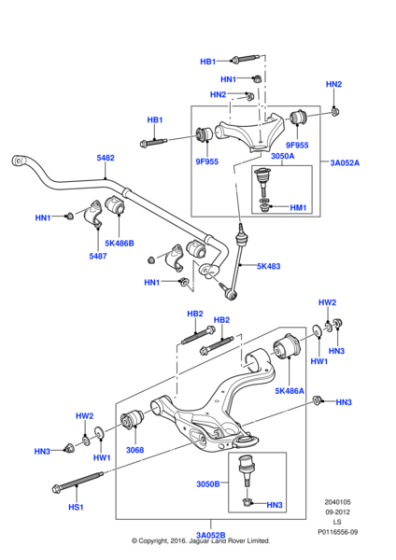 WA116106 - Land Rover Washer