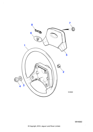 BAC7013 - Jaguar Daimler badge