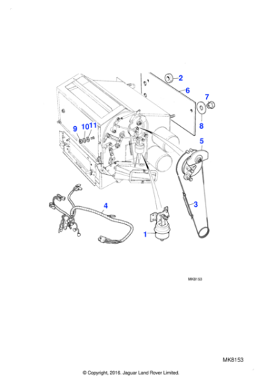 AAU4011 - Jaguar Vacuum actuator