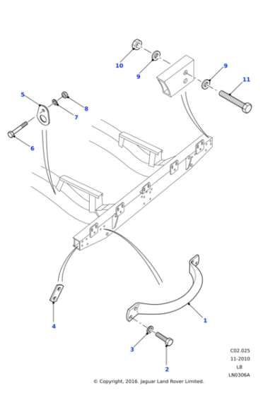 577509 - Land Rover Bracket-towing