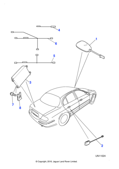 C2C25674 - Jaguar Portable support electronic unit
