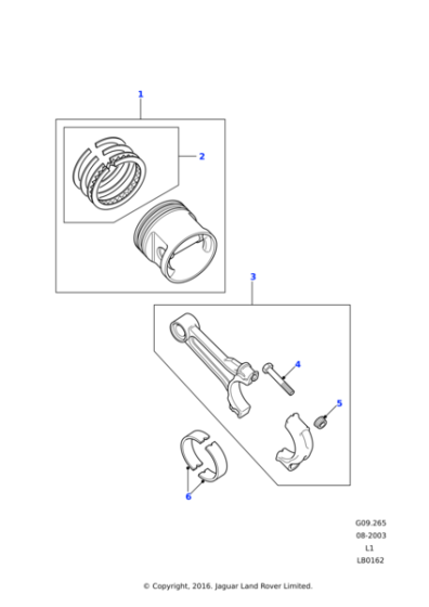 602061 - Land Rover NUT - CONNECTING ROD