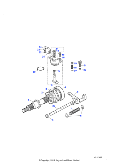 22A1613L - Land Rover Locknut