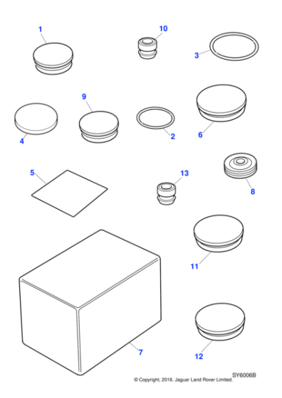 AGU2221J - Jaguar Plug - Blanking