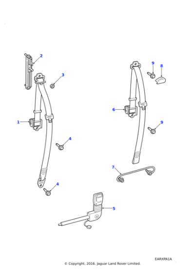 AWR3809 - Land Rover Nut - Hex.