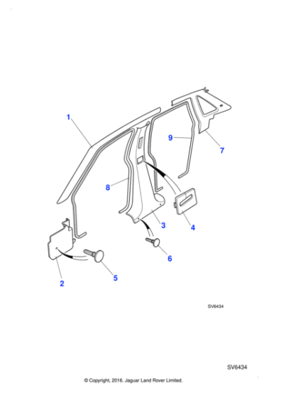 AJU1136J - Jaguar Stud retainer