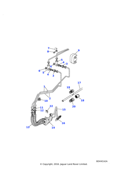 508945 - Land Rover Clip-Pipe