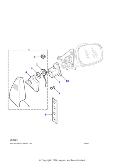 AFU1218 - Land Rover Washer-Plain