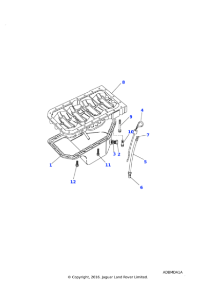 603659 - Land Rover Plug-sump assembly oil drain