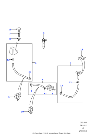 ACU1744 - Land Rover Nut-lokut