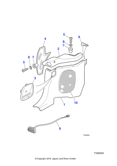 AD608083 - Jaguar Self tapping screw