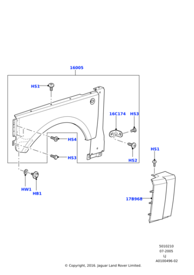 4598 - Land Rover Washer