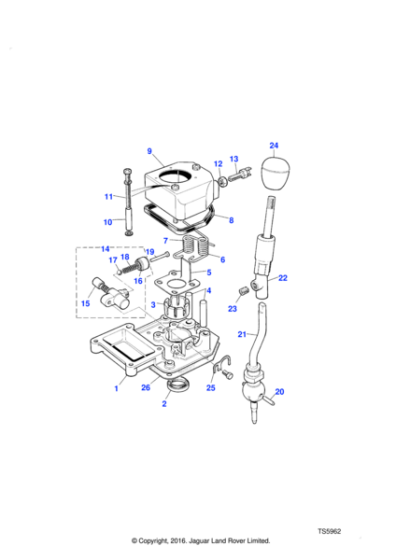 22A1613 - Land Rover Locknut