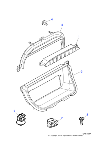DA608051J - Jaguar Self tapping screw