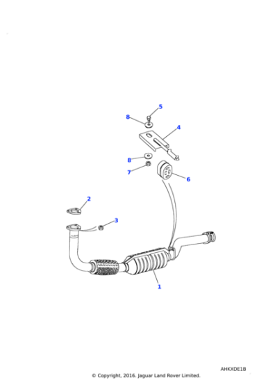 ESR3260 - Land Rover Gasket exhaust system