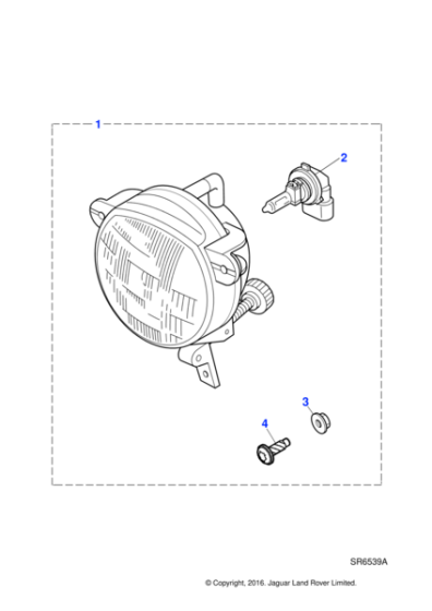DBC11313 - Jaguar Headlamp bulb