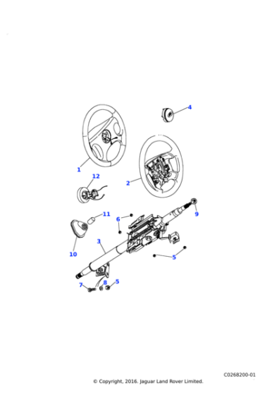 DBP3067L - Land Rover Nut - Hex.