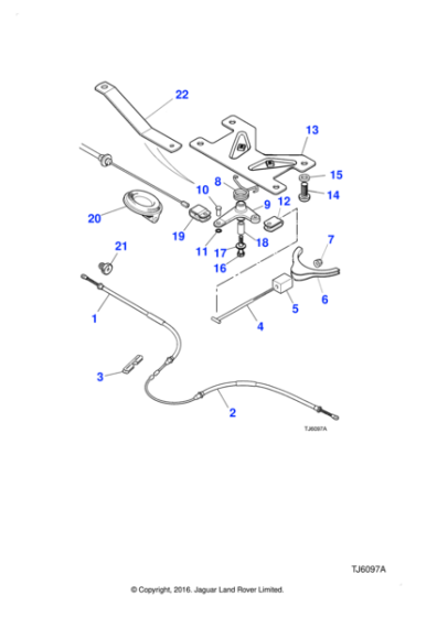 PC108291 - Jaguar Land Rover Pin assembly-clevis