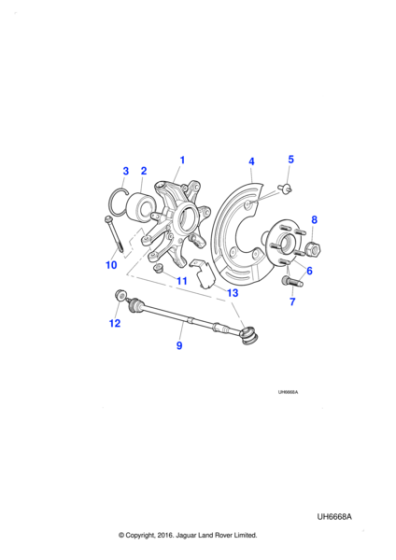 C2C1120 - Jaguar Hub carrier